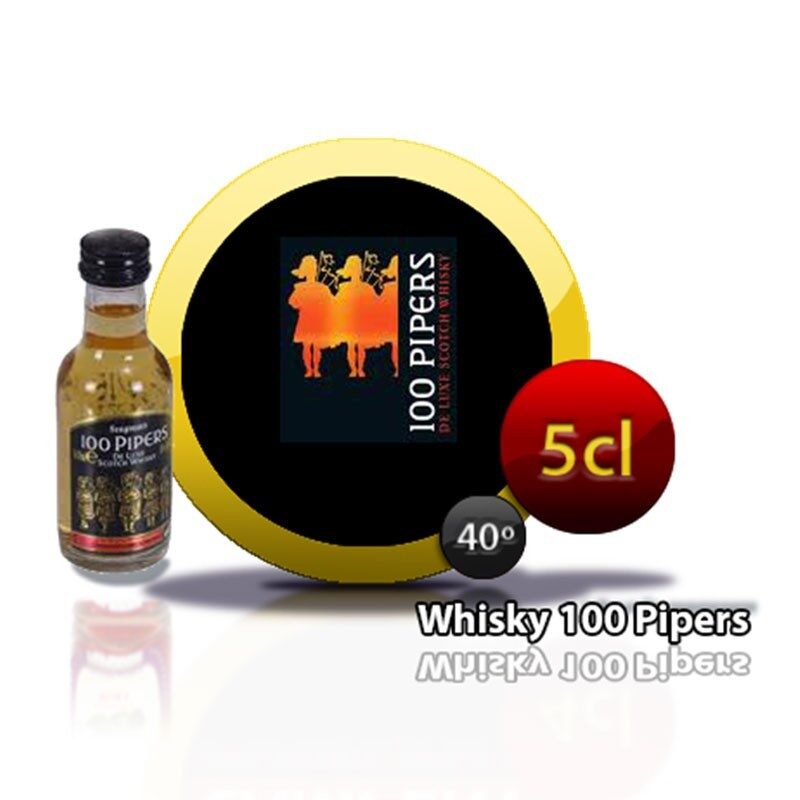 miniatura whisky 100 pepers