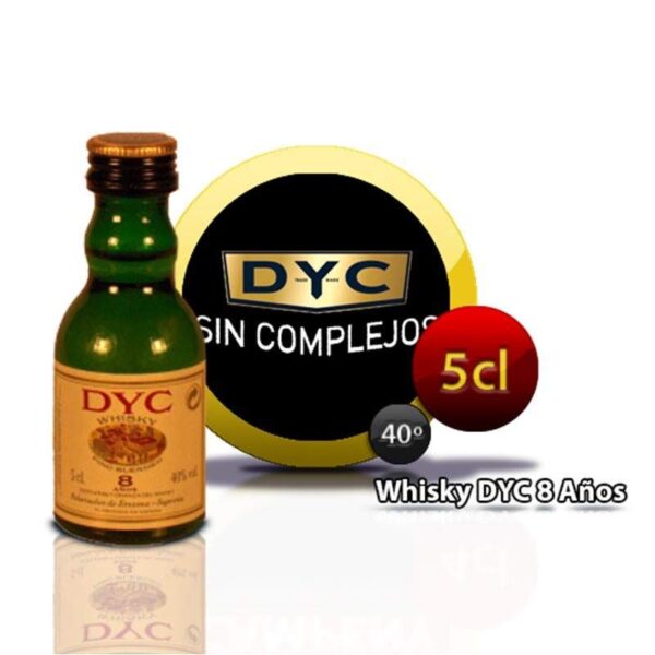 miniatura Whisky Dyc 8 años