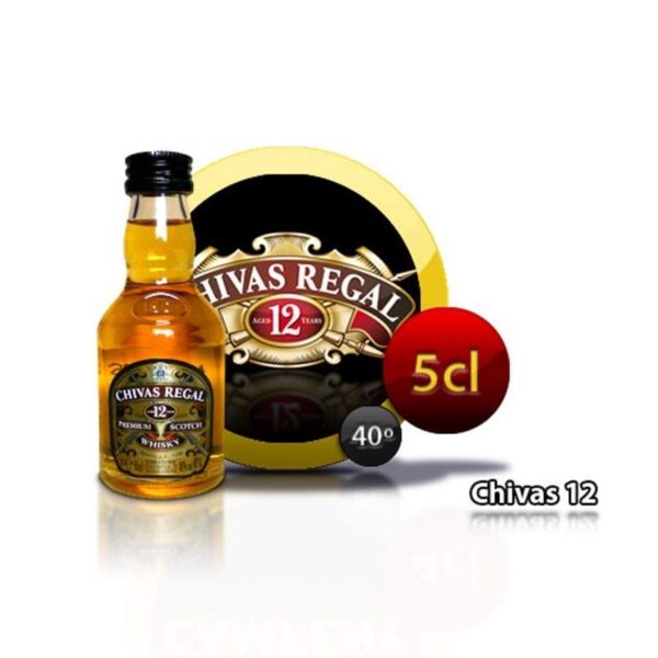 Miniatura Whisky Chivas 12 años