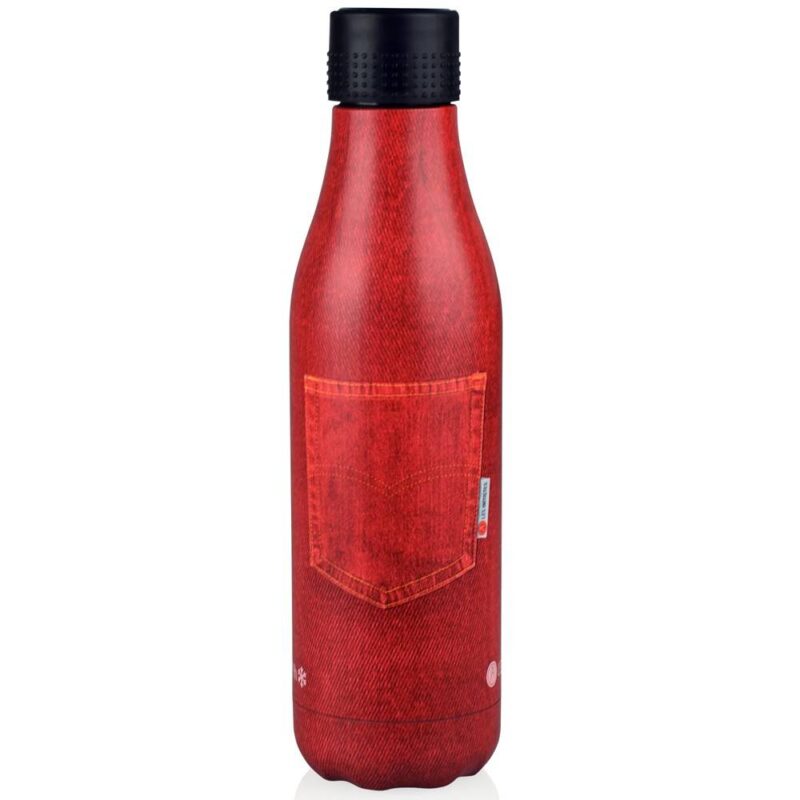 botella isotérmica roja