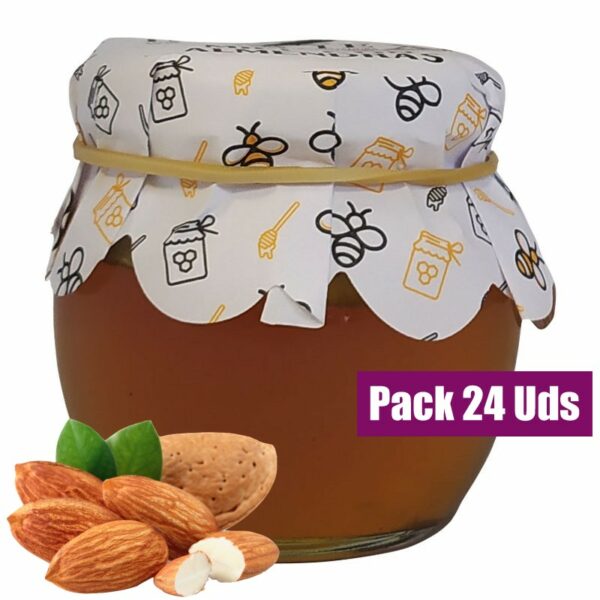 Pack 24 unidades miel con almendras