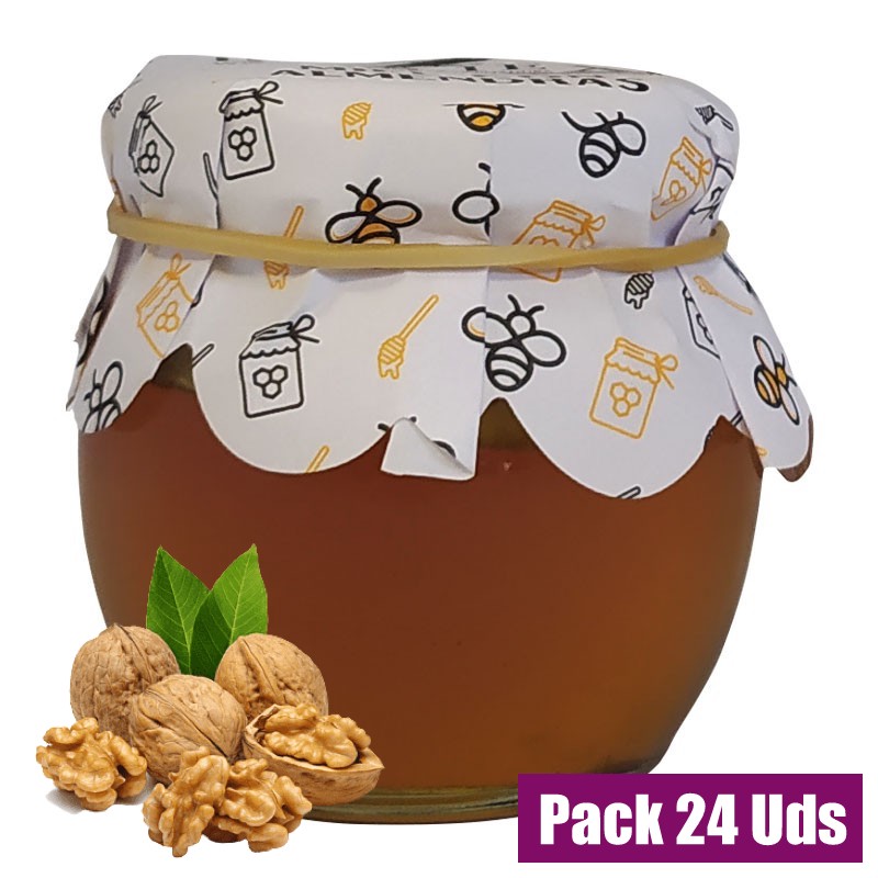pack 24 unidades miel con nueces