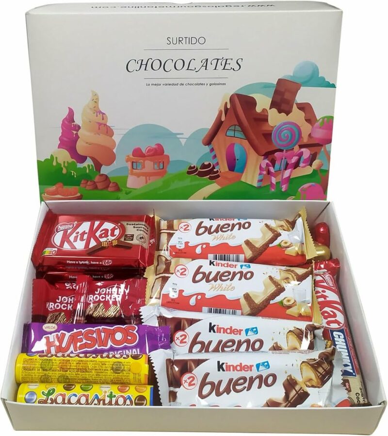 cesta de chocolates